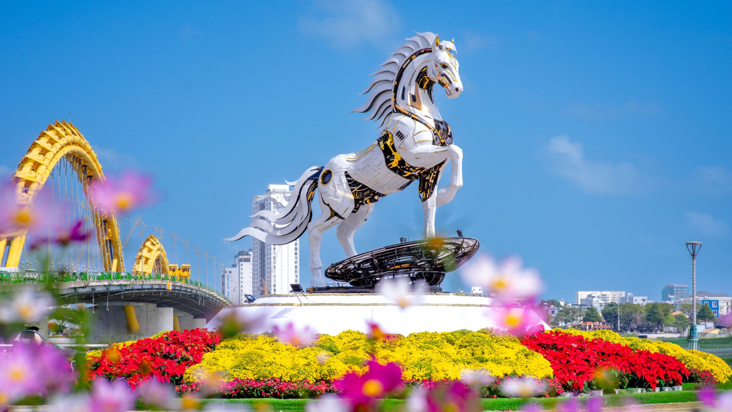 Góc trang trí ngày Tết ở Thành phố Đà Nẵng
