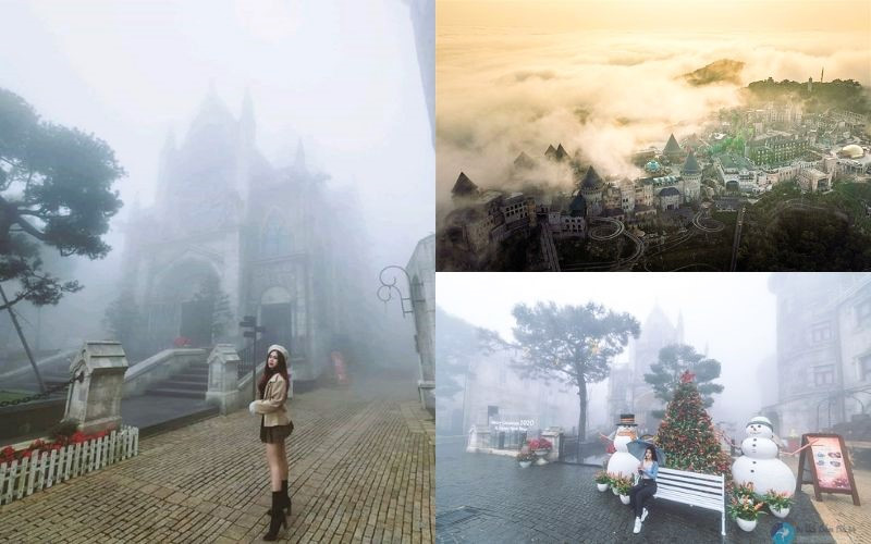 Khi đi Bà Nà Hills thì nhất định không thể thiếu chiếc áo khoác nhẹ.