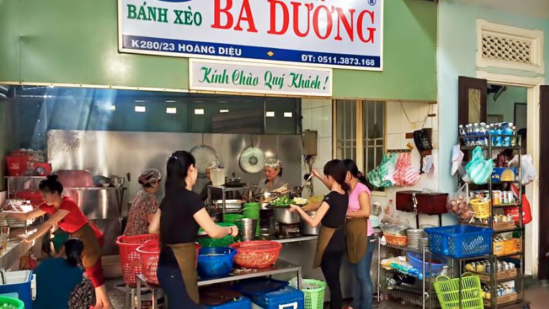 Tiệm bánh xèo Bà Dưỡng (K280/21 Hoàng Diệu)