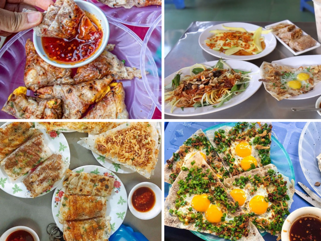 Các loại bánh tráng nướng giòn thơm được yêu thích - ăn gì ở đà nẵng buổi tối 