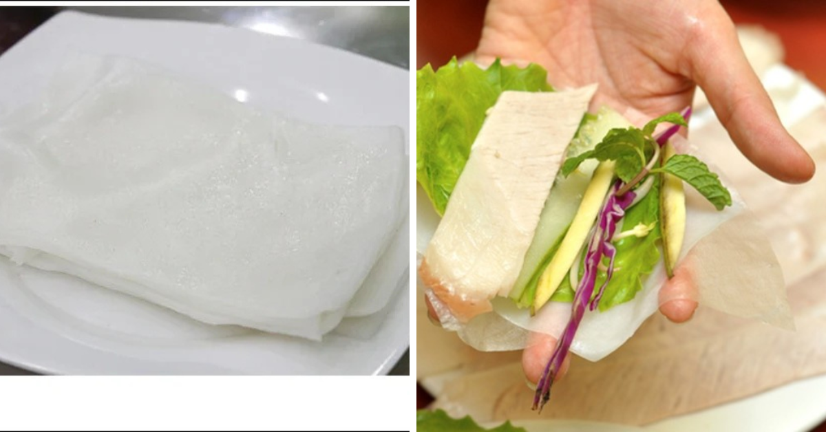 Bánh tráng cuốn thịt heo