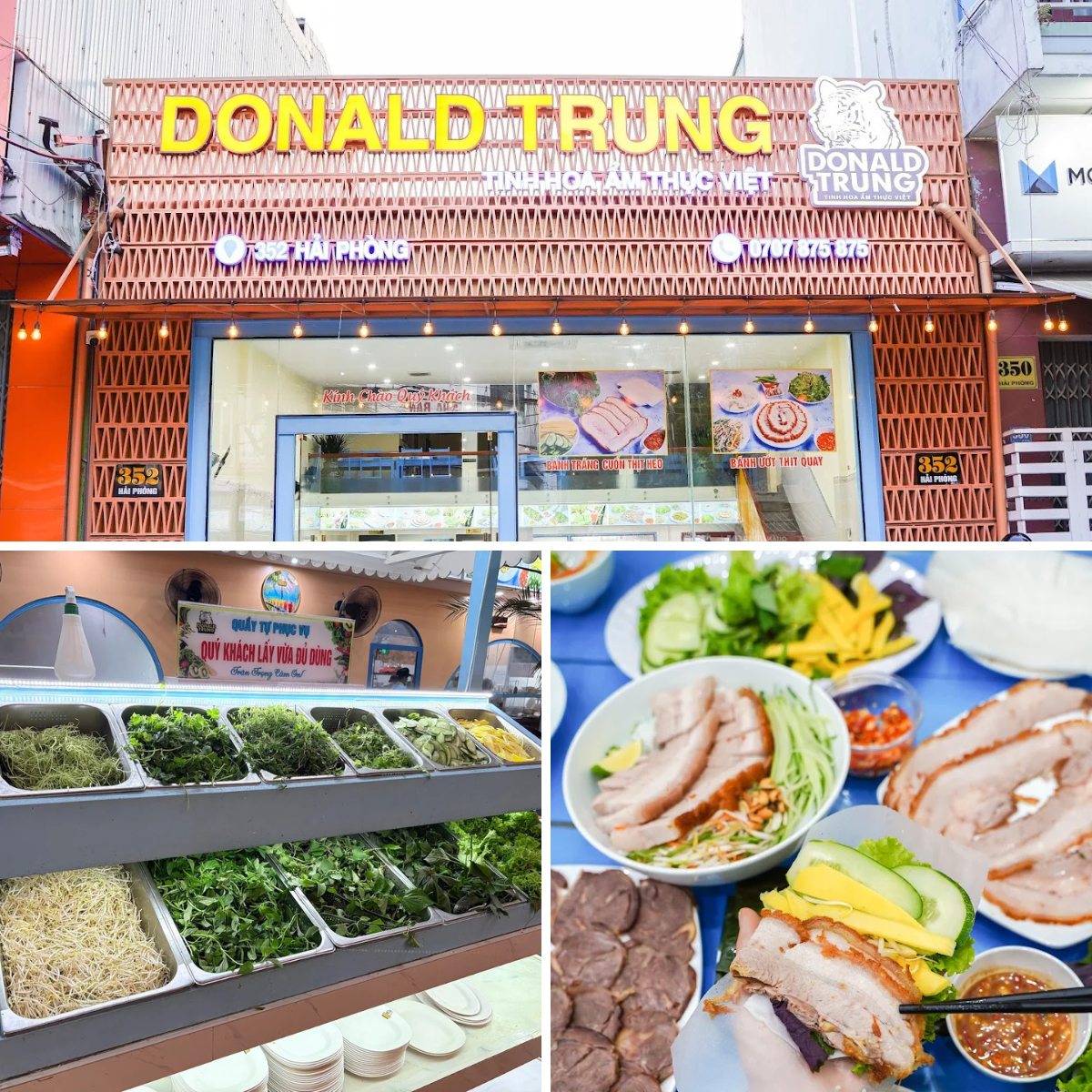 Bánh tráng cuốn thịt heo
