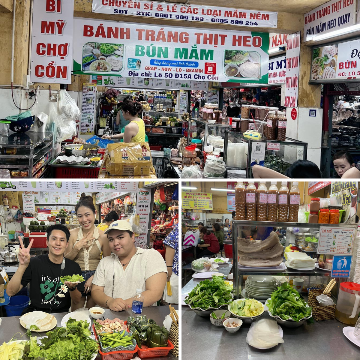 bánh tráng cuốn thịt heo