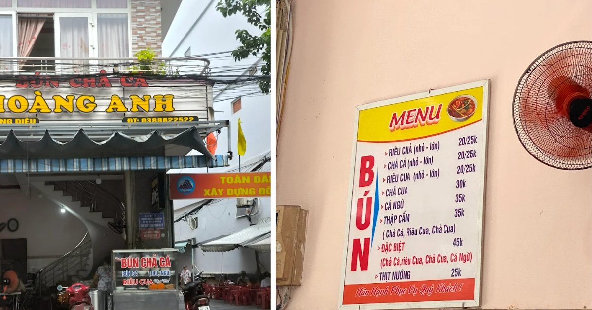 Bún chả cá