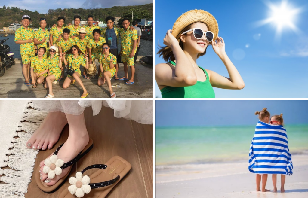 Trang phục gọn nhẹ cho chuyến đi biển - du lịch đà nẵng cần chuẩn bị gì