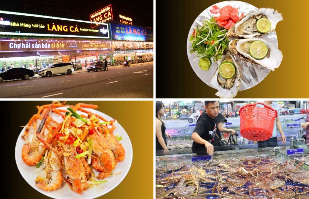 Thực đơn đa dạng với nhiều loại hải sản tươi sống - du lịch đà nẵng cần chuẩn bị gì 