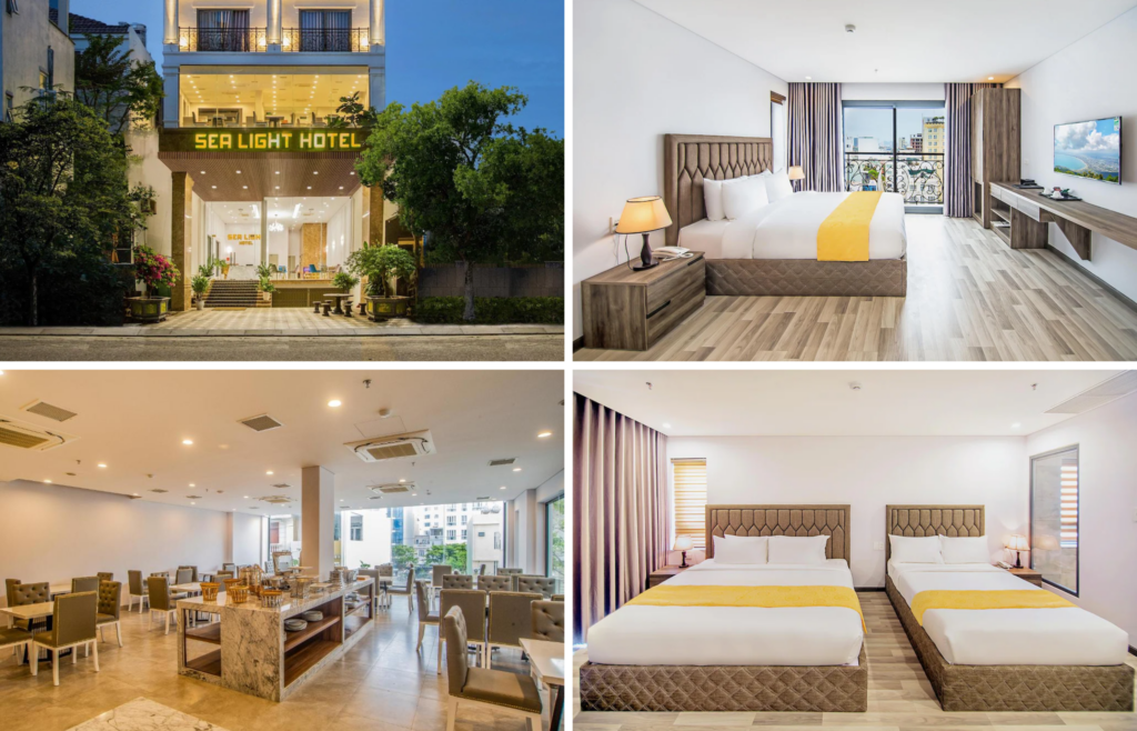 Sea Light Hotel sở hữu hệ thống phòng nghỉ hiện đại - du lịch đà nẵng nên ở khu vực nào