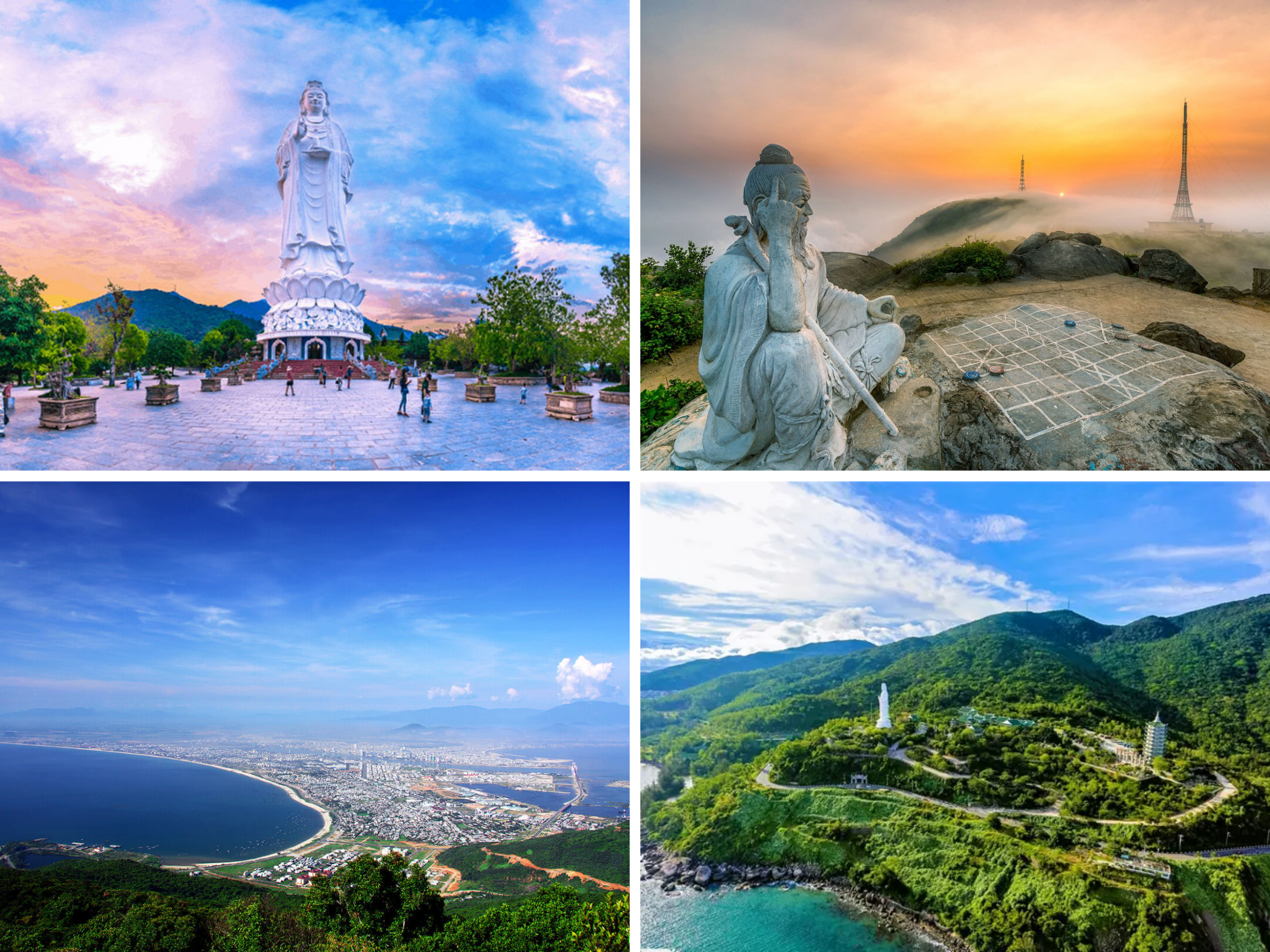Toàn cảnh bán đảo Sơn Trà nhìn từ trên cao - kinh nghiệm du lịch đà nẵng tự túc