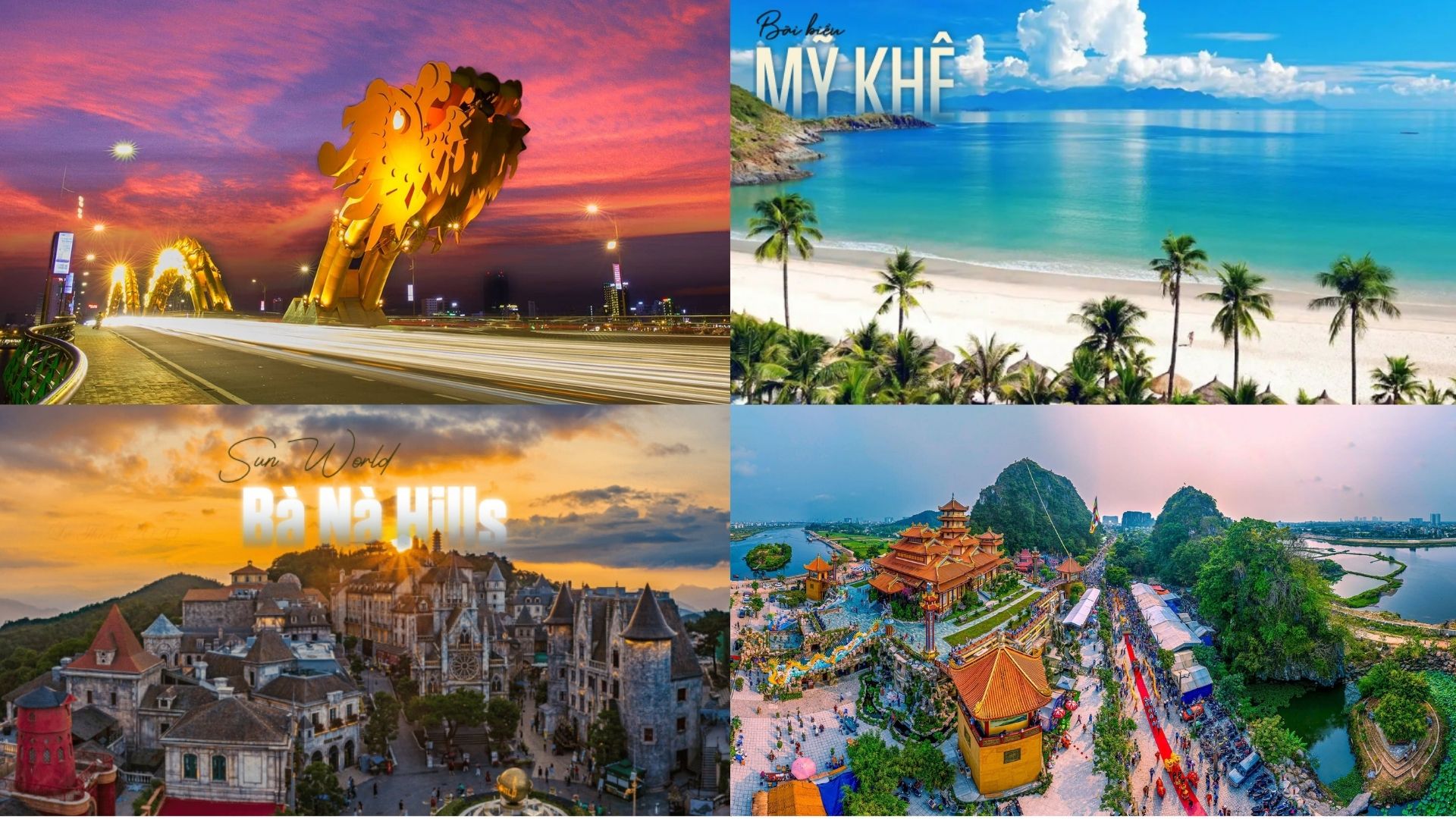 lịch trình du lịch Đà Nẵng Huế Hội An