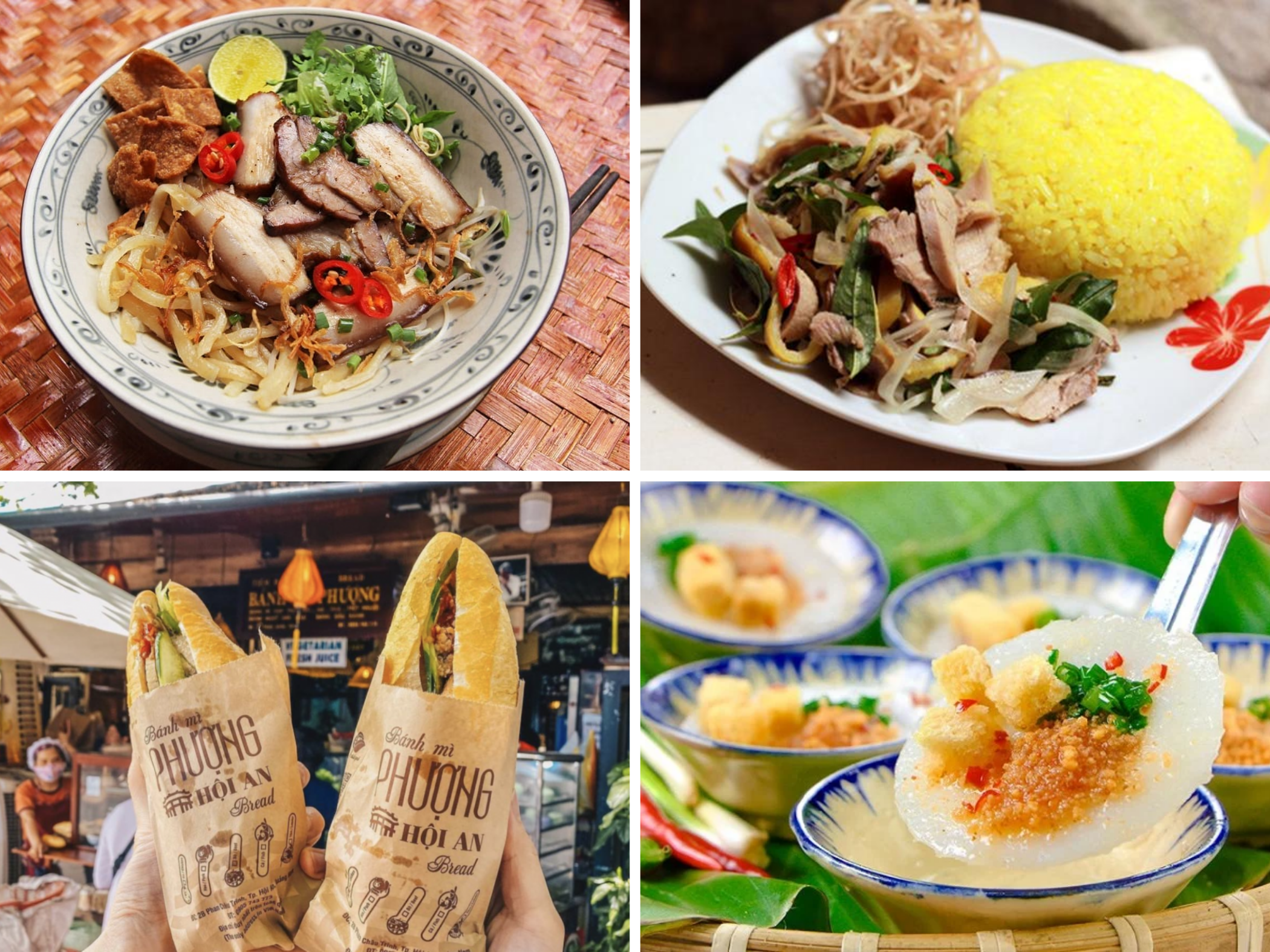 Đặc sản nổi tiếng của phố cổ Hội An - lịch trình du lịch đà nẵng 3 ngày 2 đêm