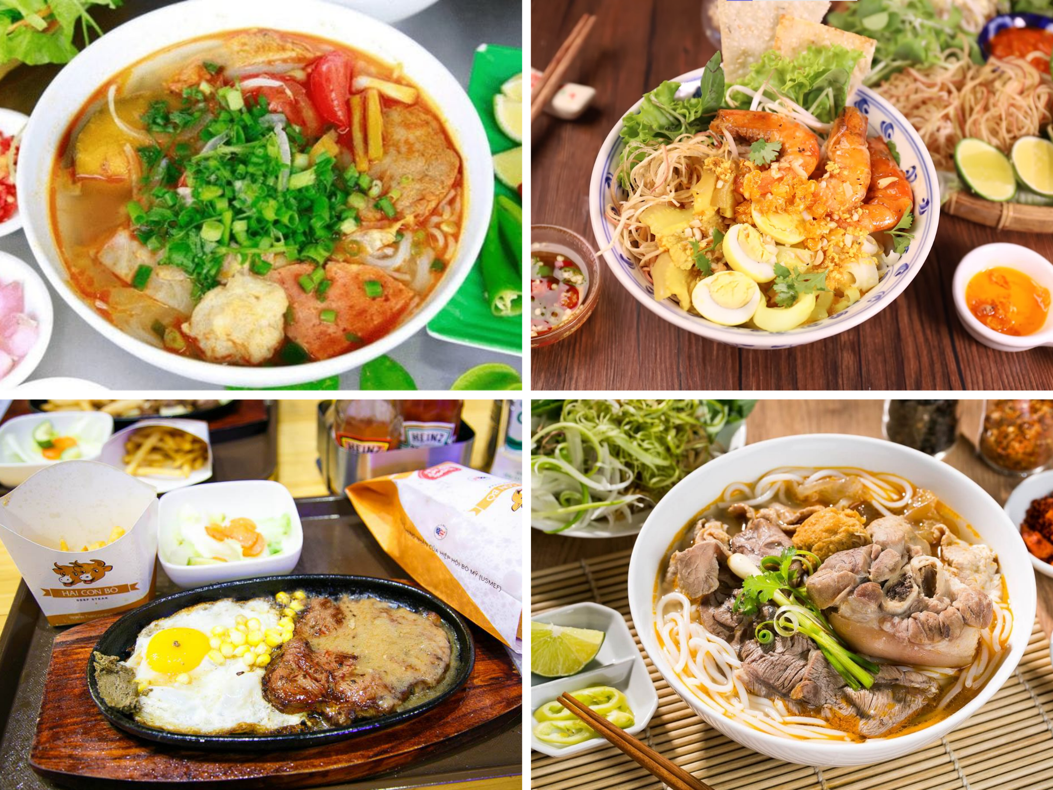 Bữa sáng đặc trưng của miền Trung - lịch trình du lịch đà nẵng 3 ngày 2 đêm