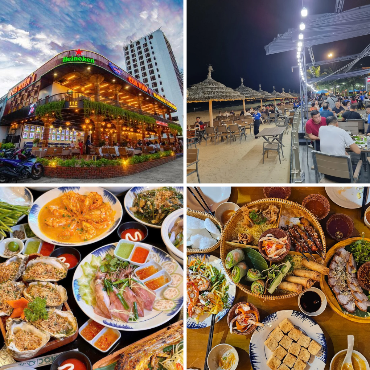 quán ăn ngon gần bãi biển Mỹ Khê