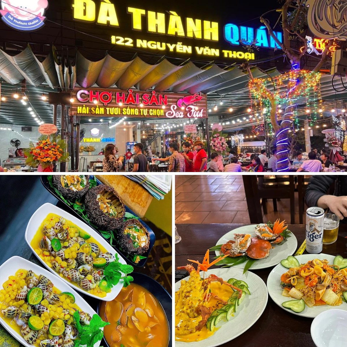 quán ăn ngon gần bãi biển Mỹ Khê