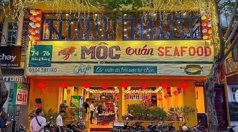 Quán hải sản mở muộn gần biển - quán ăn ngon rẻ ở đà nẵng