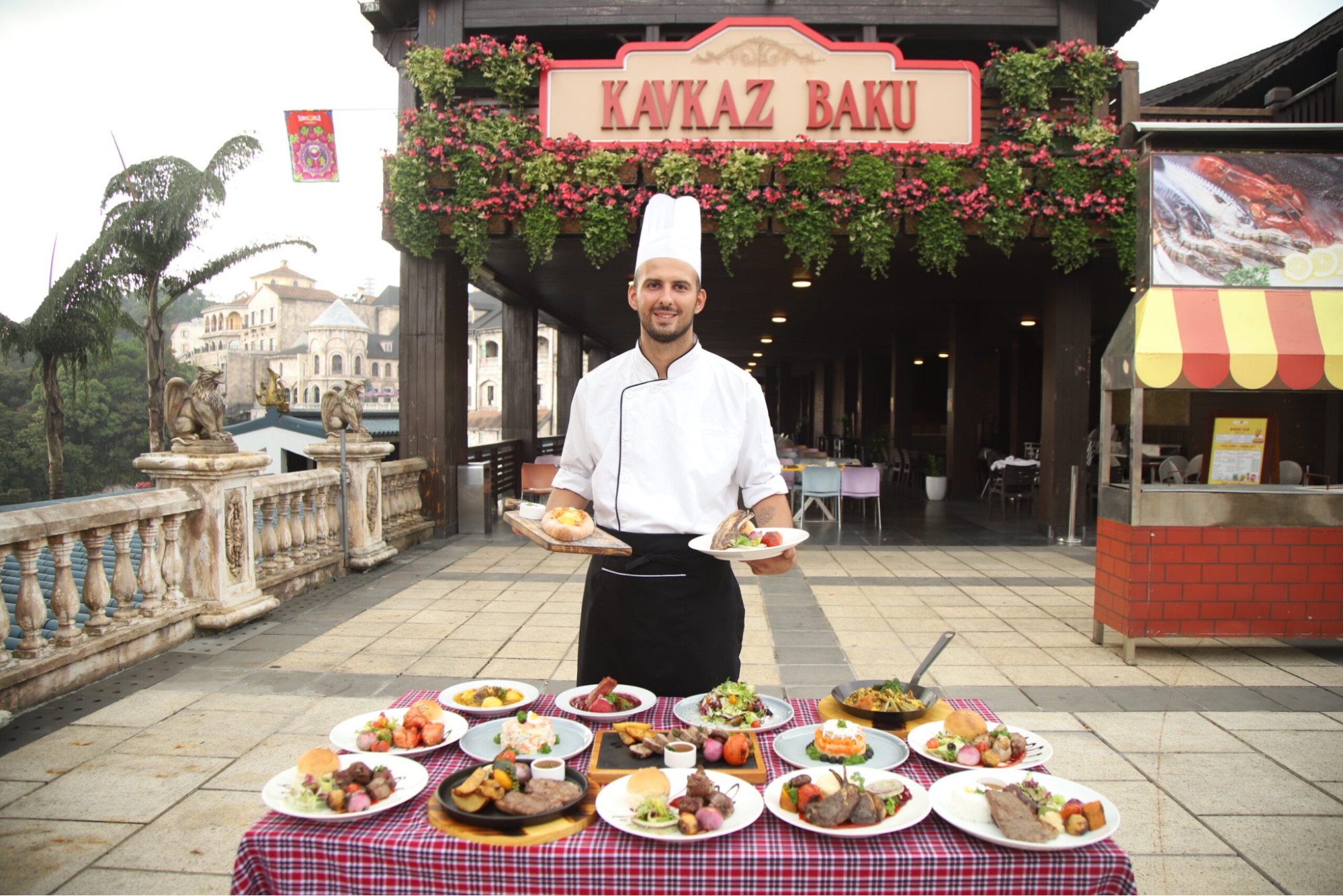 Nhà hàng Kavkaz ở trên Bà Nà Hills