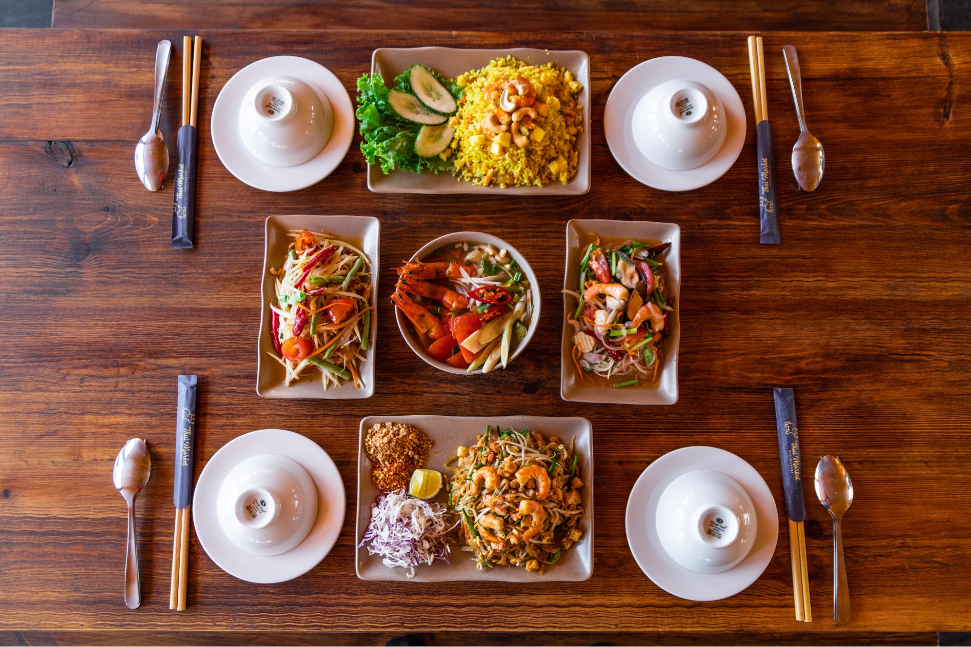 Nhà hàng Thai Market ở Bà Nà Hills 