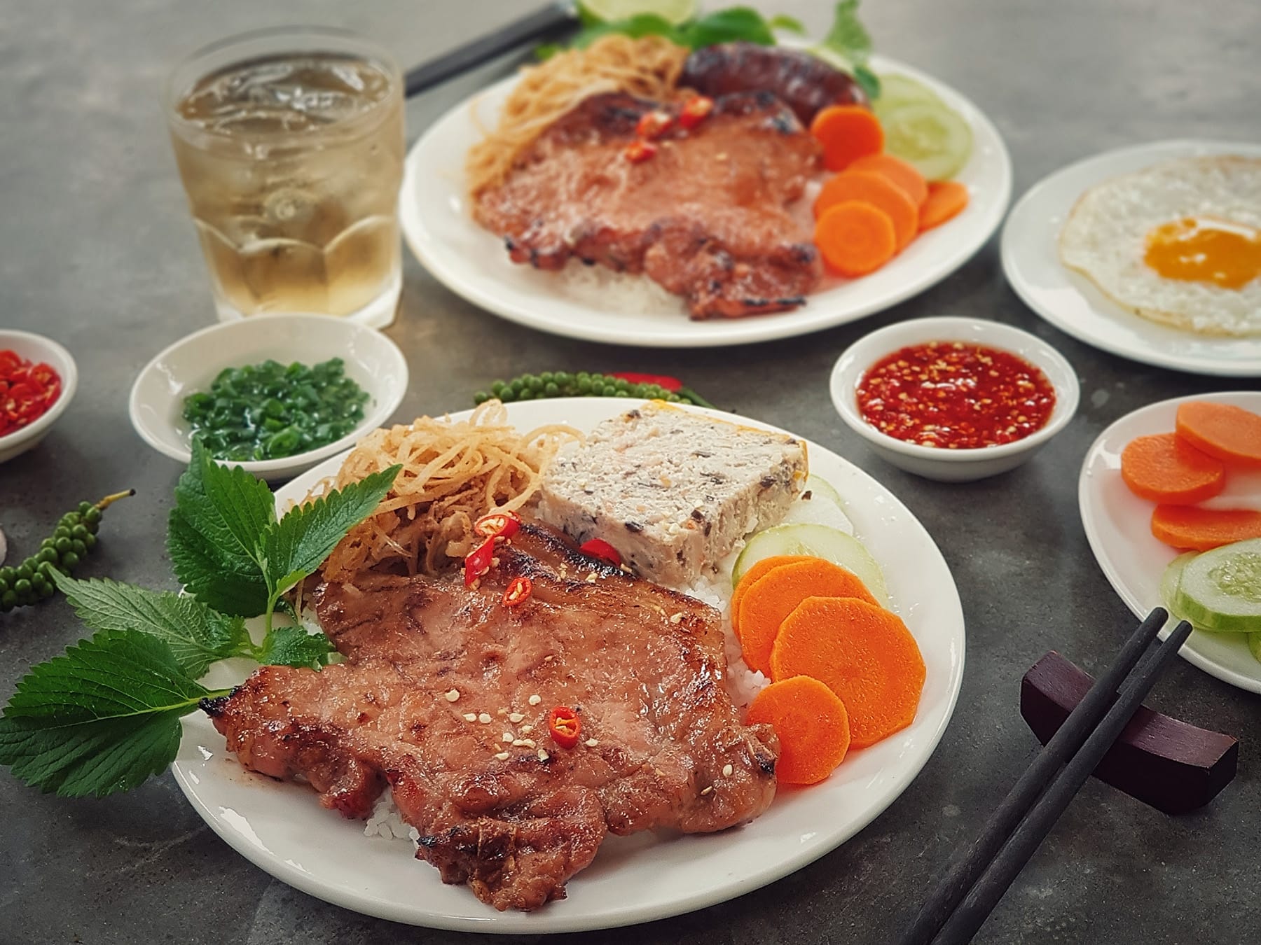 Hình ảnh minh hoạ món cơm tấm 