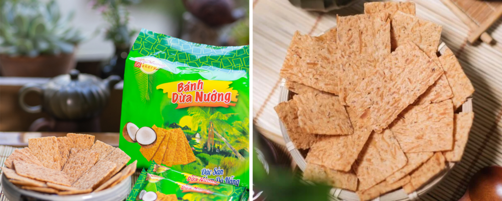 Bánh dừa nướng giòn thơm, vị béo vừa phải - đặc sản nổi tiếng đà nẵng