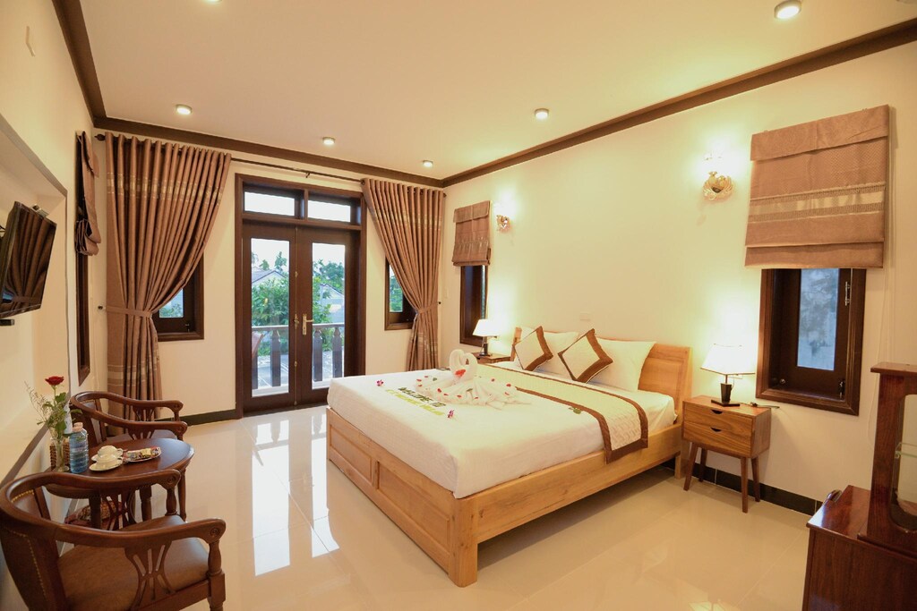 Phòng ngủ tại khách sạn Cam Thanh Village Villa