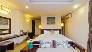 Phòng ngủ tại khách sạn VaiA Boutique Hotel HoiAn