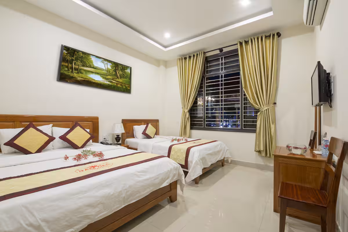 Phòng ngủ khách sạn Đàm Tiên Hotel