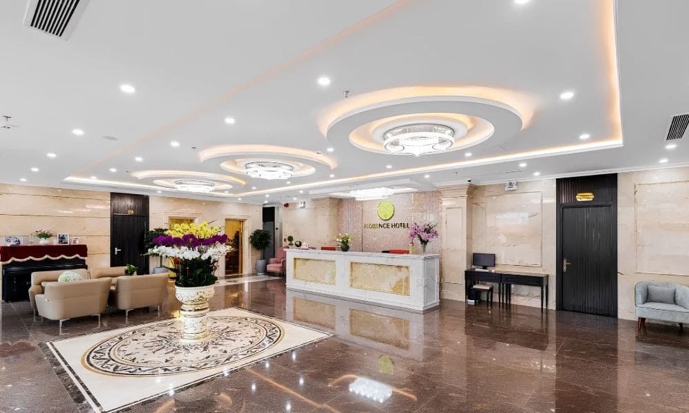 Khu vực sảnh chờ tại Florence Hotel