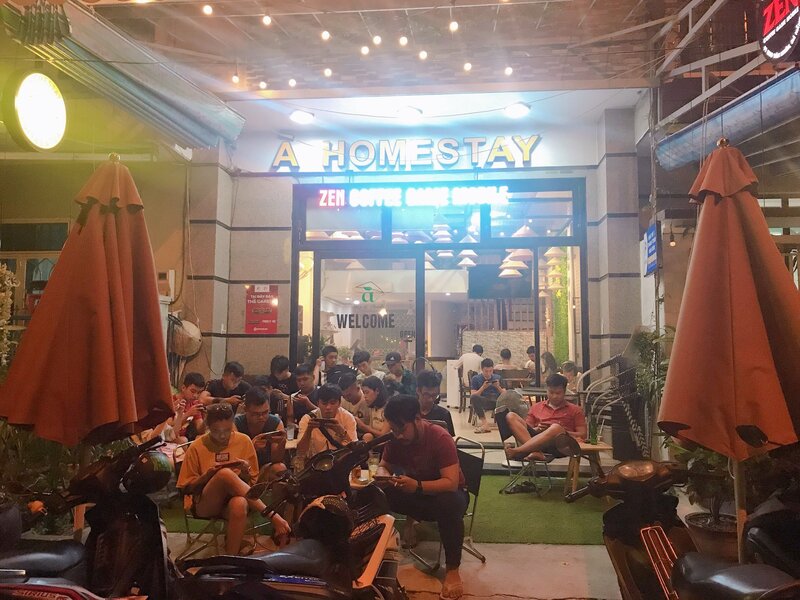 zen coffee & tea không gian